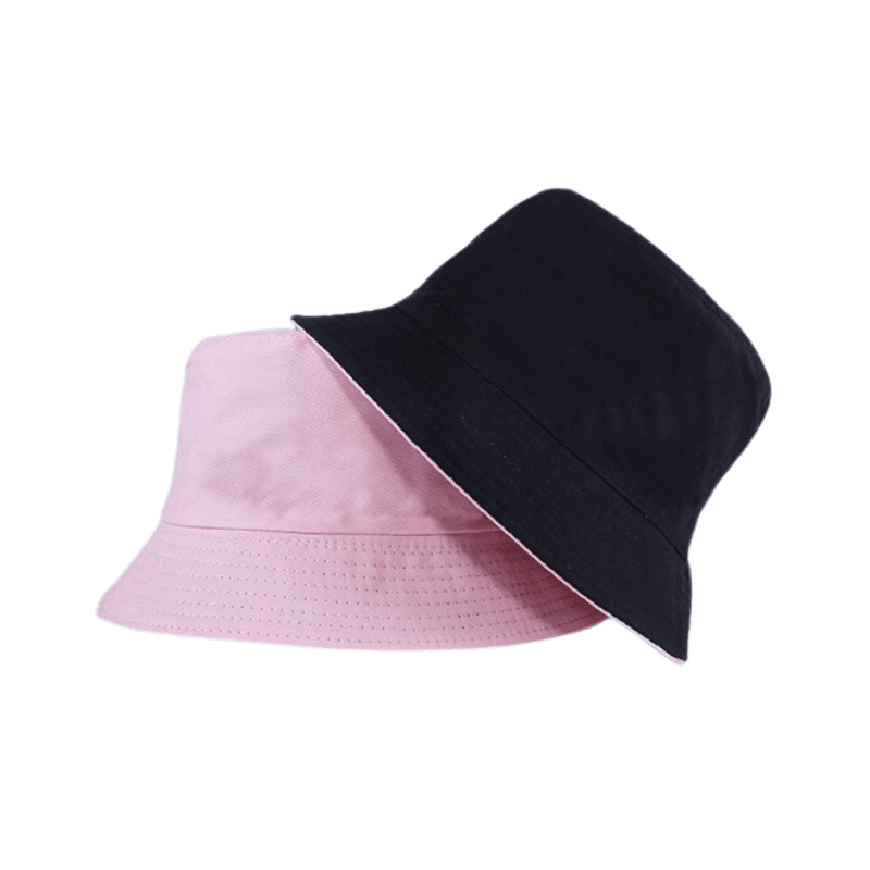 light pink bucket hat