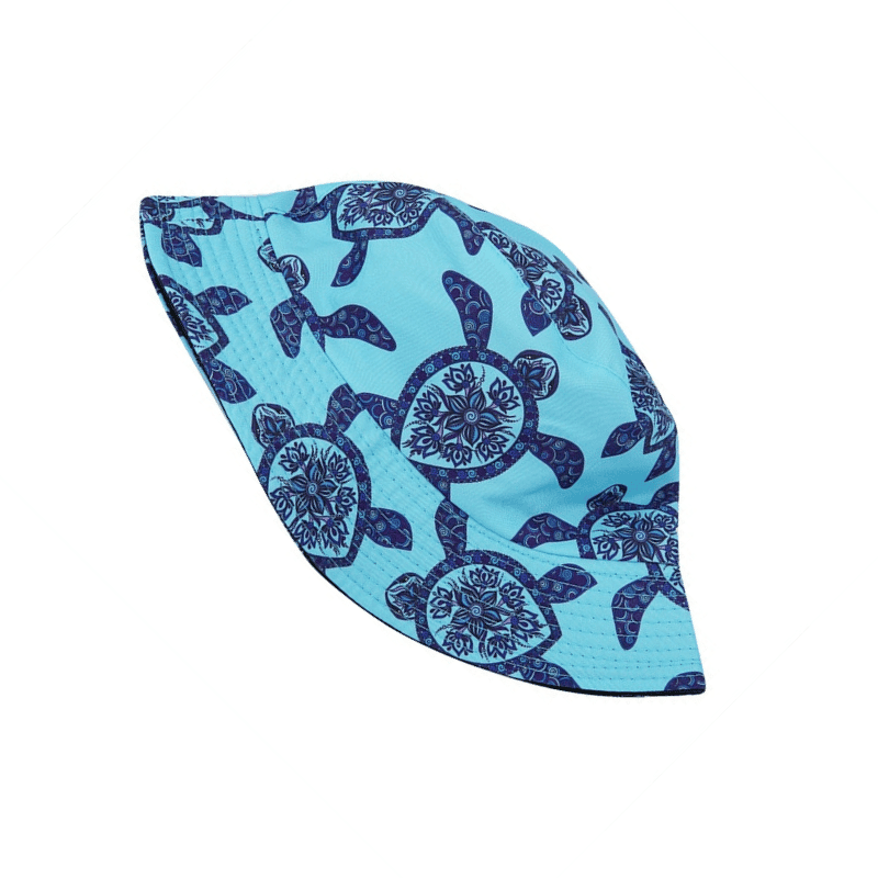 blue turtle bucket hat