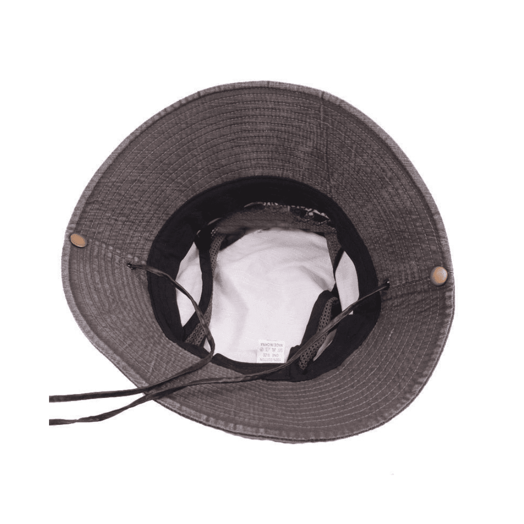 Sun hat with clips and strap