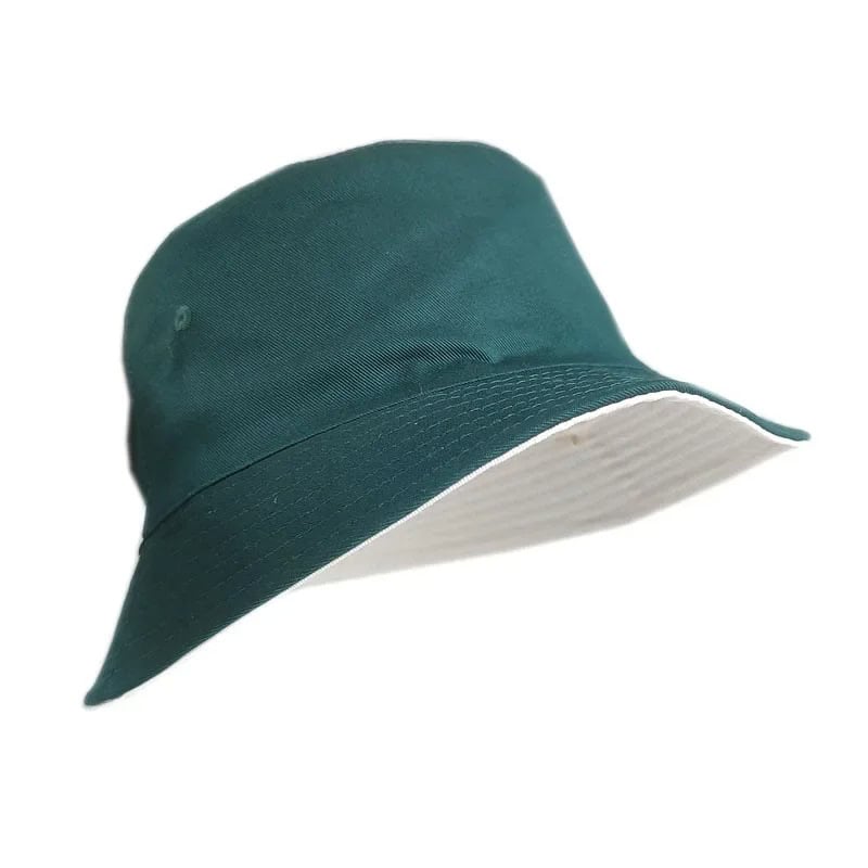 green bucket hat for big heads