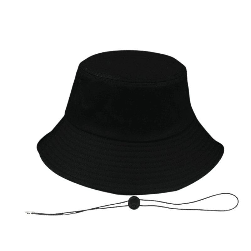 bucket hat with string