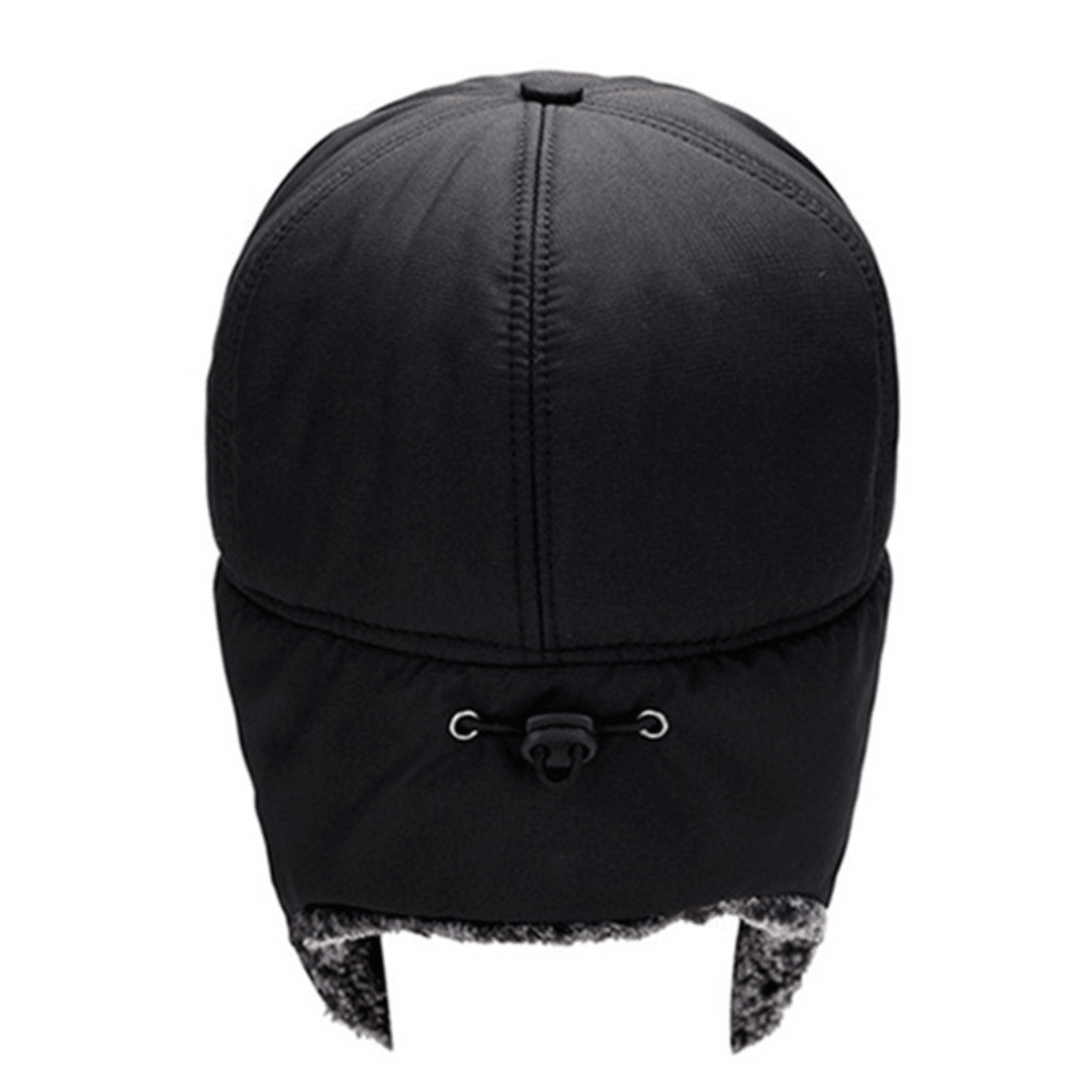 Black bomber cap