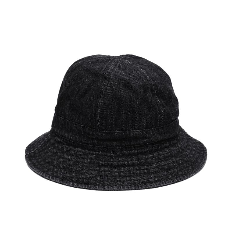 black denim bucket hat