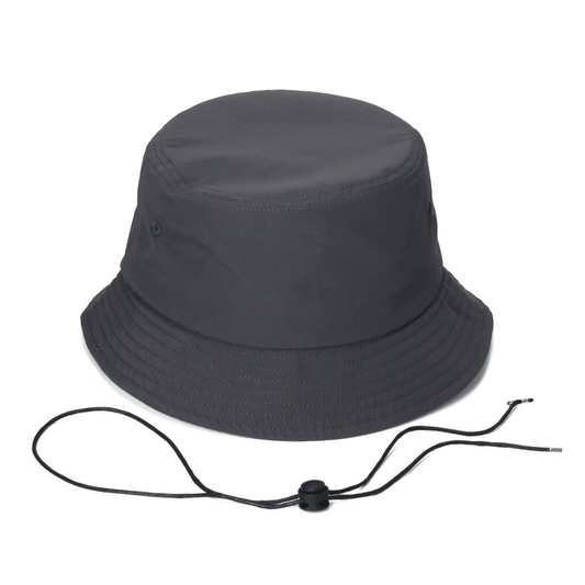 grey lightweight quick drying bucket hat