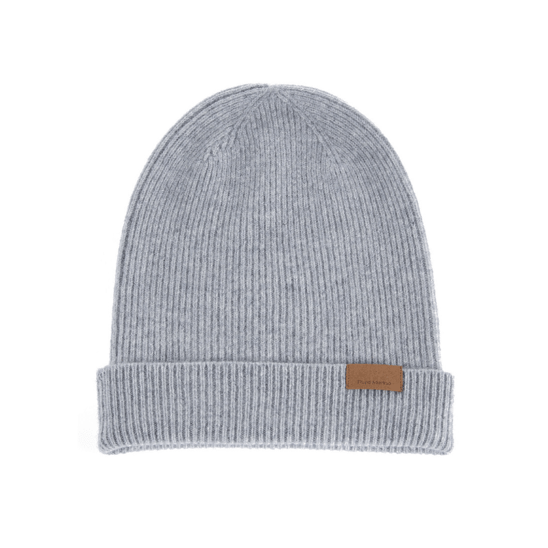 merino beanie grey